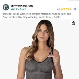 Nursing tank top